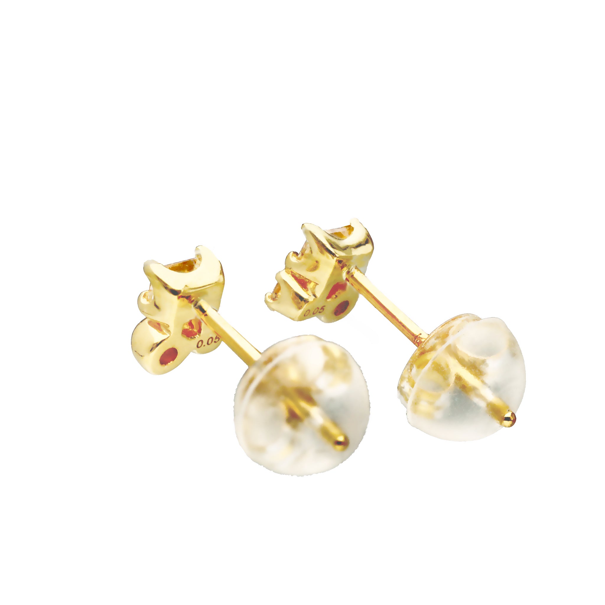 楽天市場】K18YG【0.4ct】バケットカット ダイヤモンド ピアス