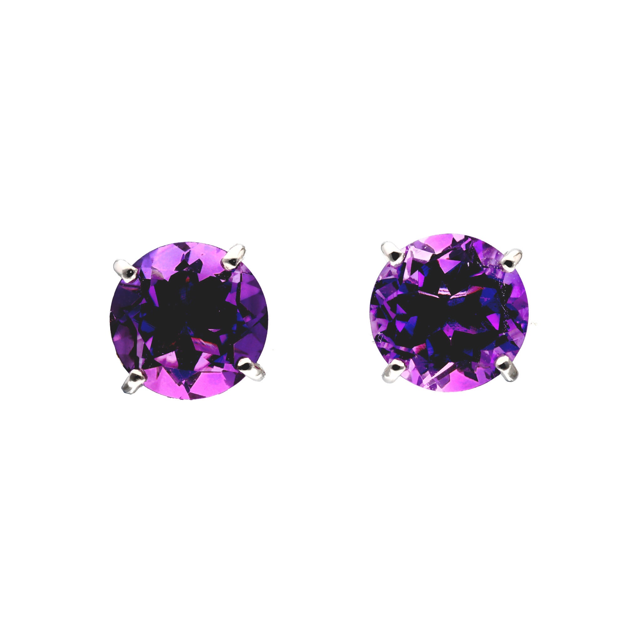 PT アメシストピアス(スタッド/計2.0ct/2月誕生石)《WEPN4220》