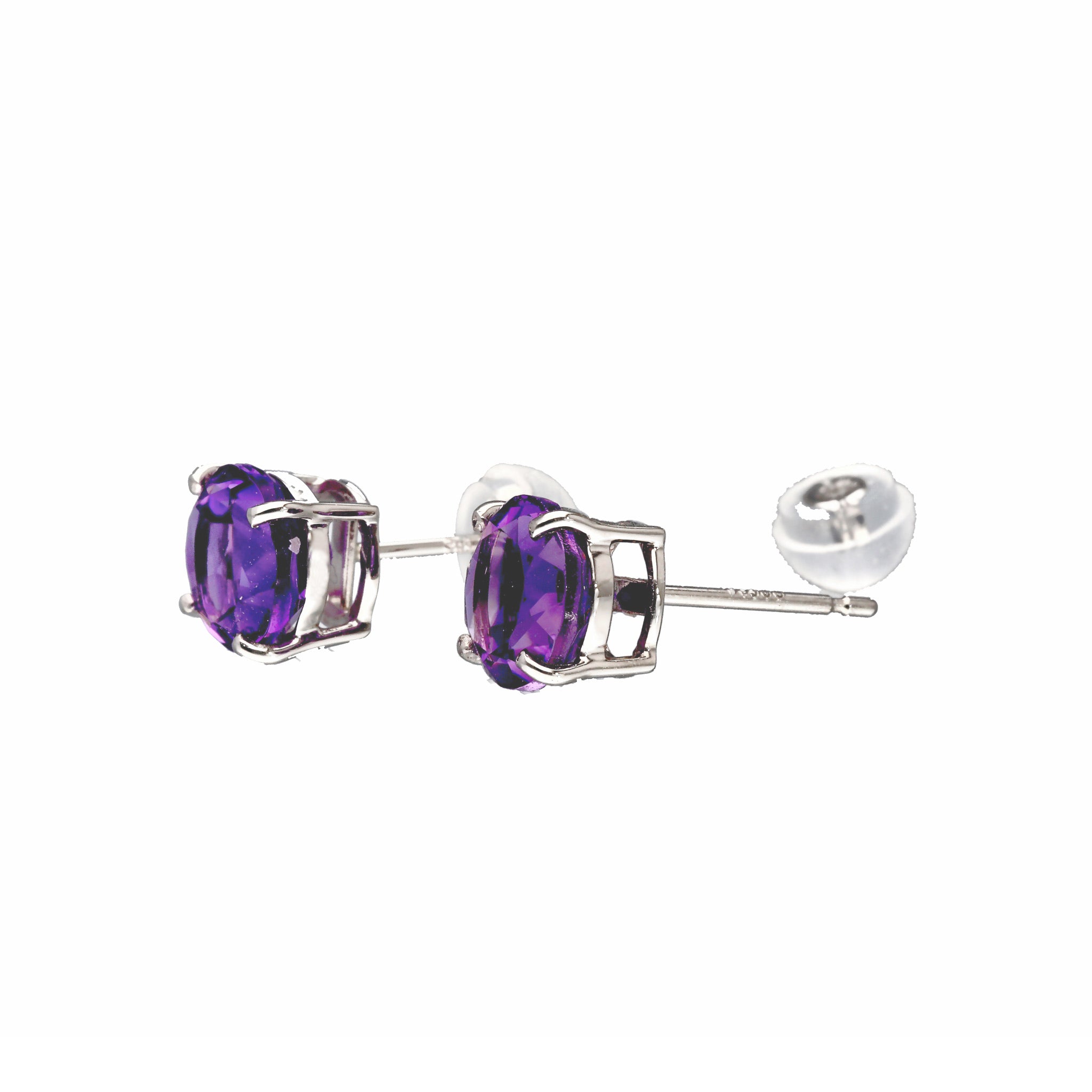 PT アメシストピアス(スタッド/計2.0ct/2月誕生石)《WEPN4220》