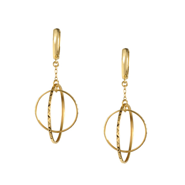 K18 イヤリング K18イヤリング(ピアリング/ベゼル/サークル)《WESY3528》 | 京セラ