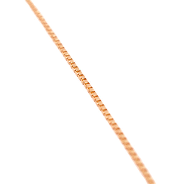K18チェーン(ピンクゴールド/ベネチアン/幅0.8mm/45cm/フリーアジャスター)《WNKY3639》
