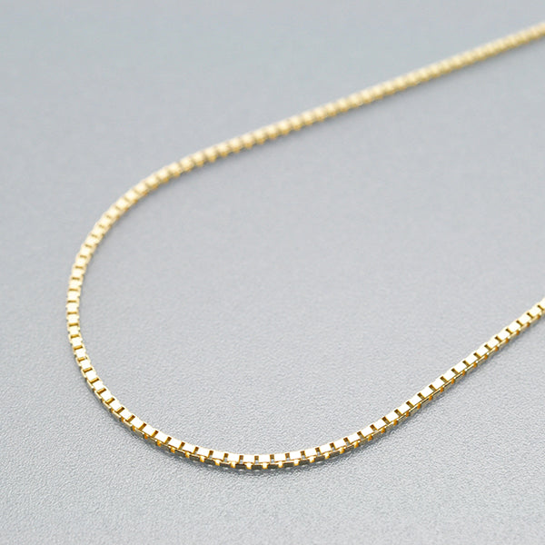 K18チェーン(イエローゴールド/ベネチアン/幅1.0mm/45cm/フリーアジャスター)《WNKY3642》