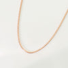K18チェーン(ピンクゴールド/ベネチアン/幅1.0mm/45cm/フリーアジャスター)《WNKY3643》