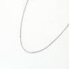 プラチナチェーン(アズキ/幅1.1mm/45cm/フリーアジャスター)《WNKY3657》
