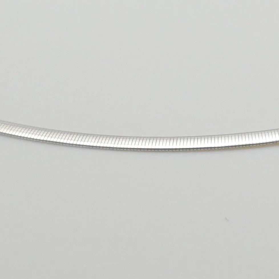 K18ネックレス(オメガ/幅3.0mm/コンビカラー/リバーシブル)《WNKY3750》