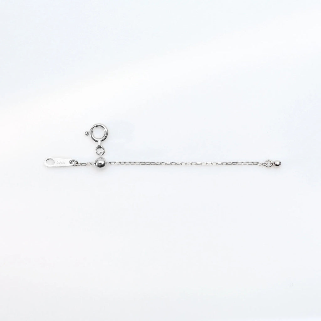 4℃プラチナアジャスターチェーン10cm 4℃プラチナアジャスターチェーン10cm プラチナ アジャスターチェーン