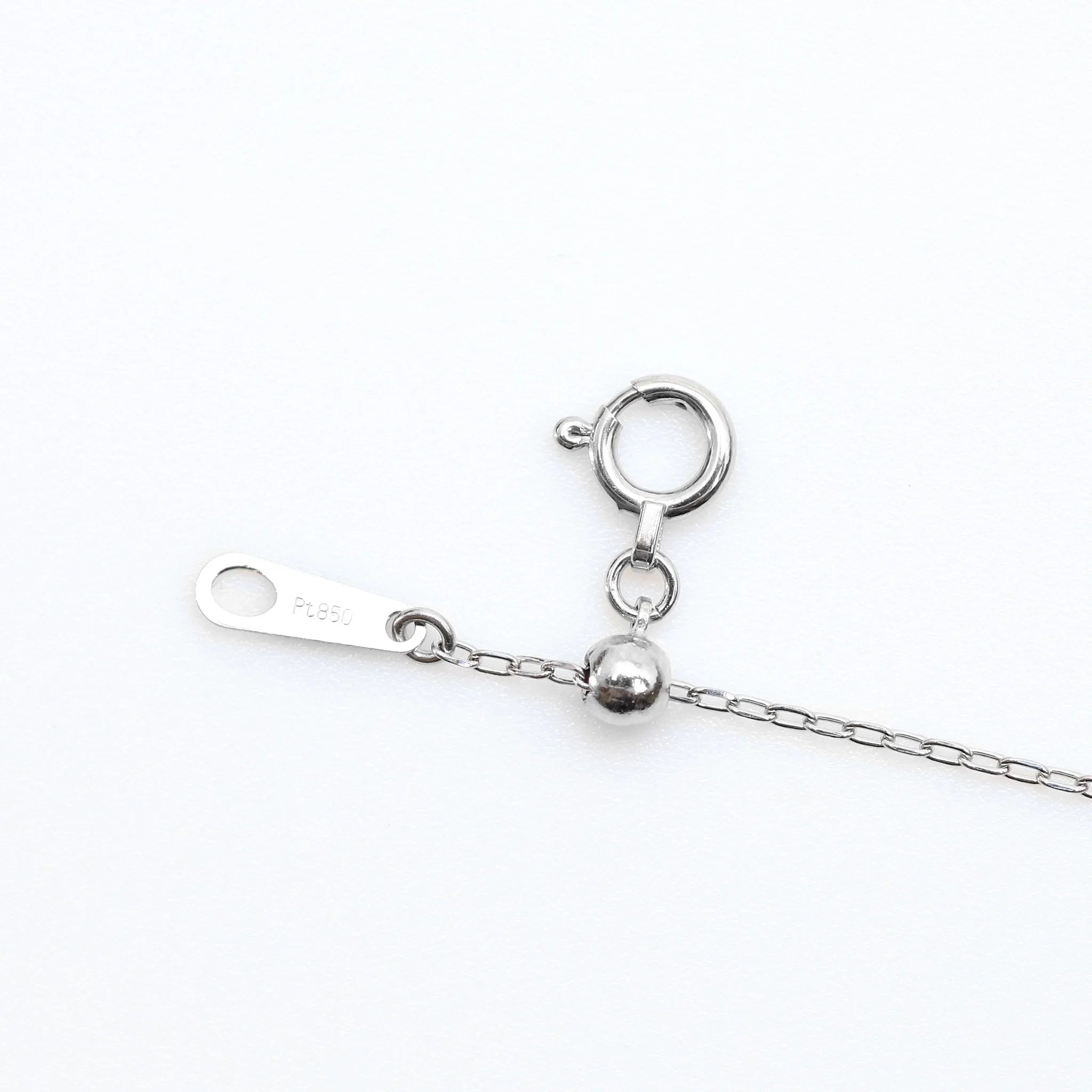 プラチナアジャスターチェーン(アズキ/5cm)《WNKY3847》