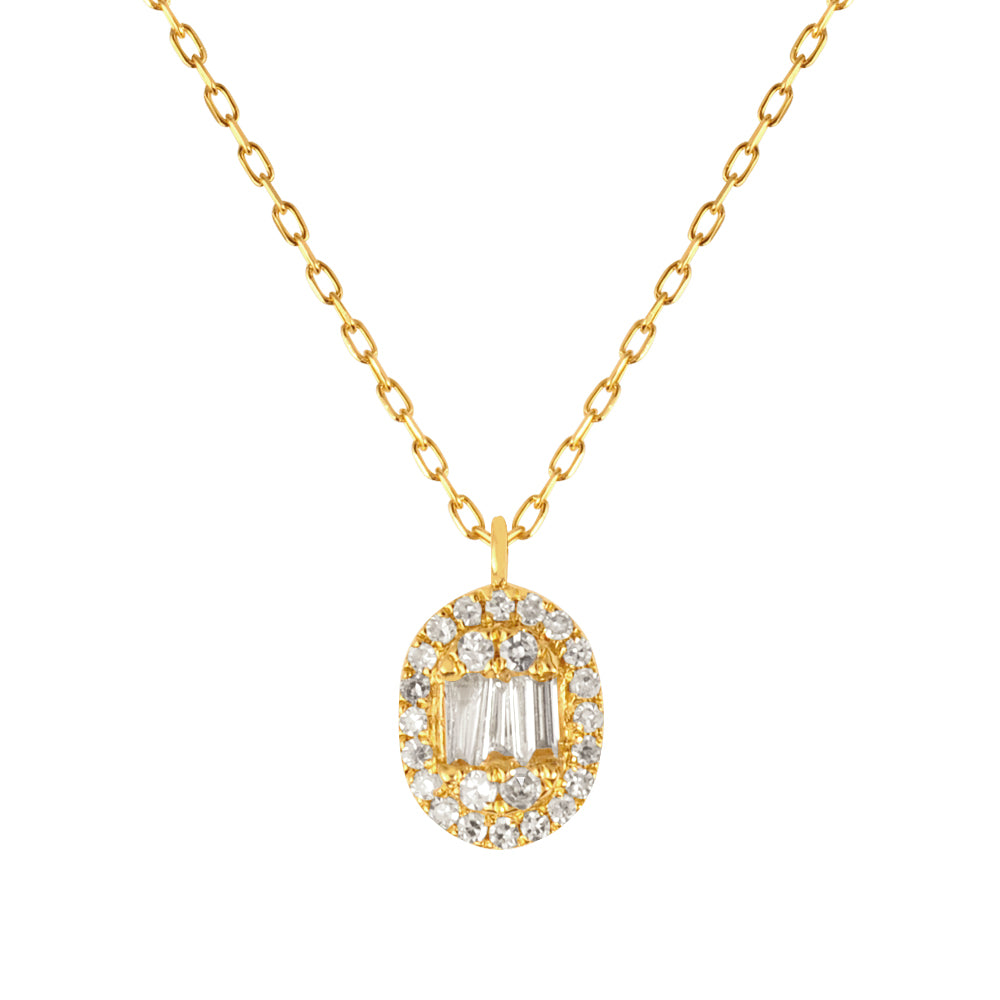 ダイヤモンド　ネックレス➕ピアス　セット　0.52カット　K18 ダイヤモンド K18ピアス(計0.46カラット/テーパーバケット/蝶