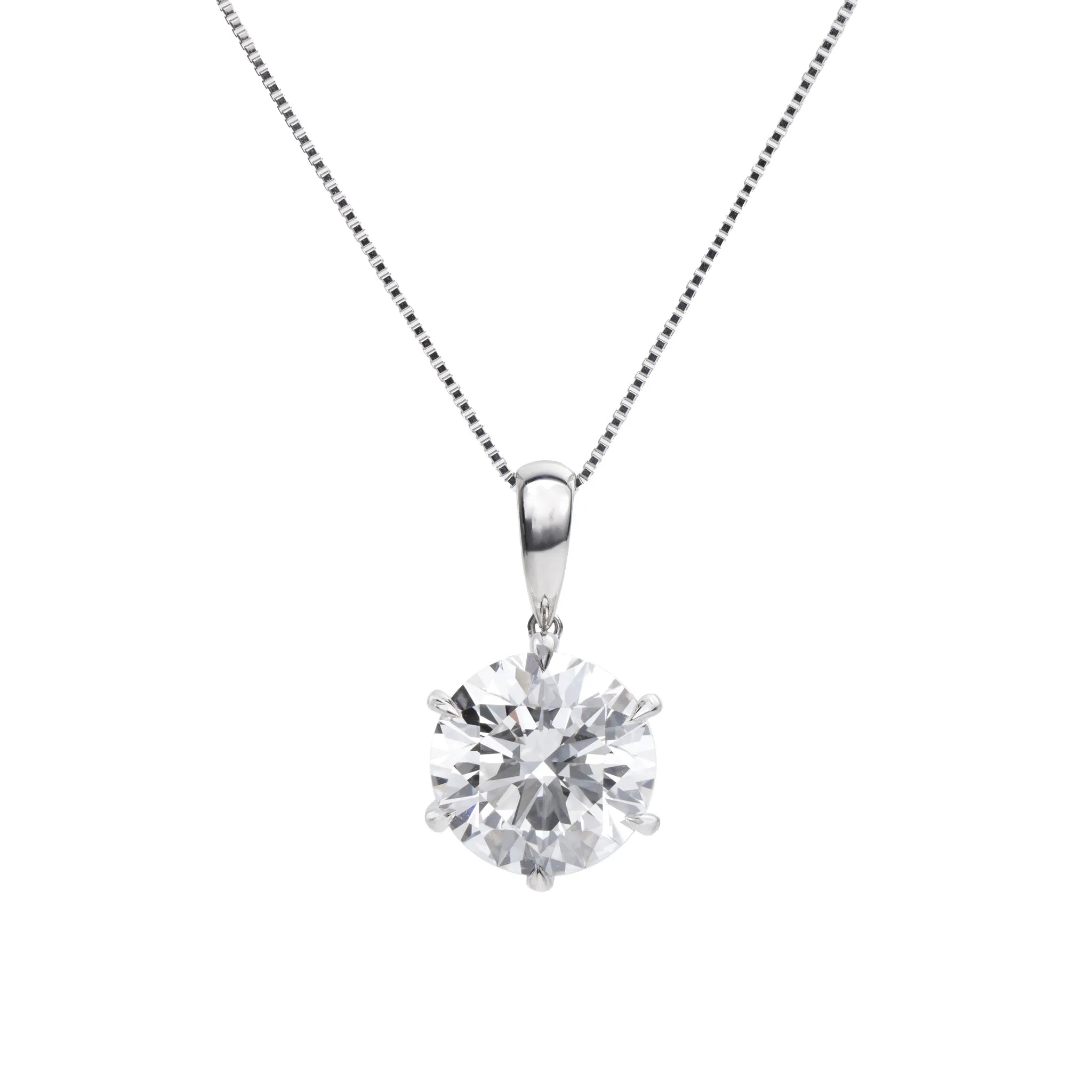 ダイヤモンド プラチナネックレス(ラボグロウン/5.01ct/鑑別書付《WPDG0007》