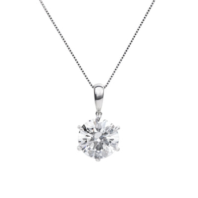 ダイヤモンド プラチナネックレス(ラボグロウン/5.01ct/鑑別書付《WPDG0007》