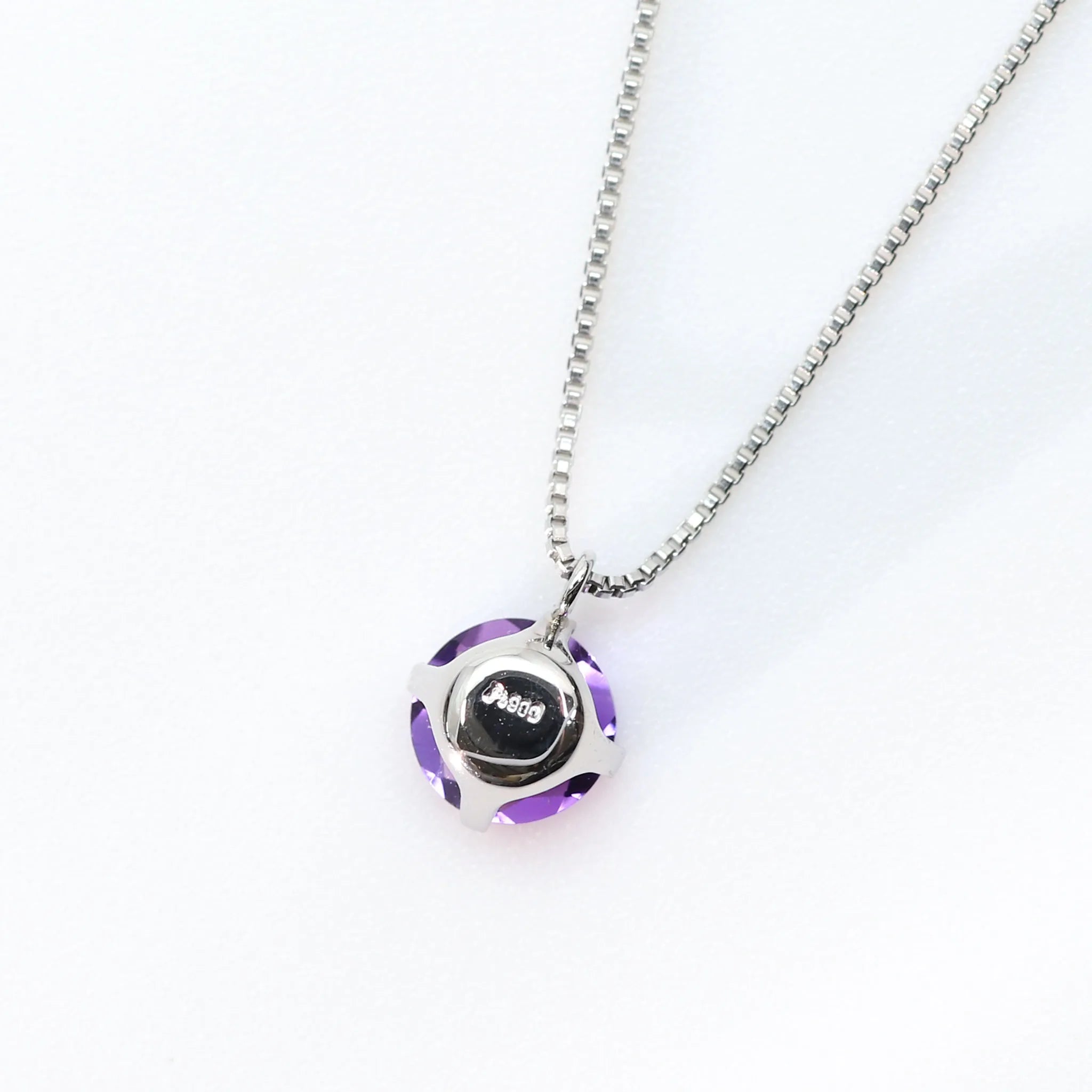 アメシスト プラチナネックレス(2月誕生石)《WPDN2967 アメシスト プラチナネックレス(2月誕生石)《WPDN2967