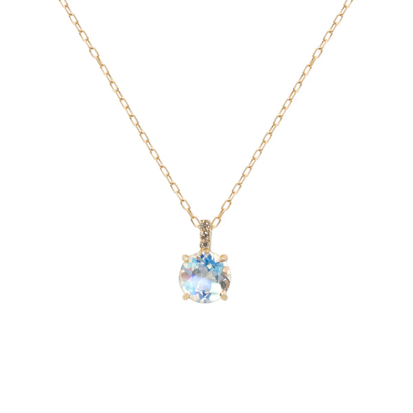 アクセサリー Livos18 K18PGピンクサファイア/ダイヤモンドネックレス