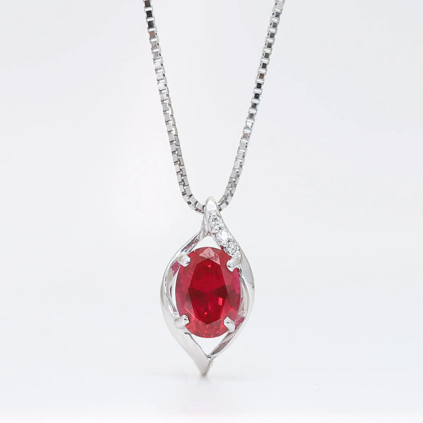 K18ペンダントルビーダイヤ ビズー公式】ルビー K18(18金) ペンダントトップ フラヴィ | 希少石