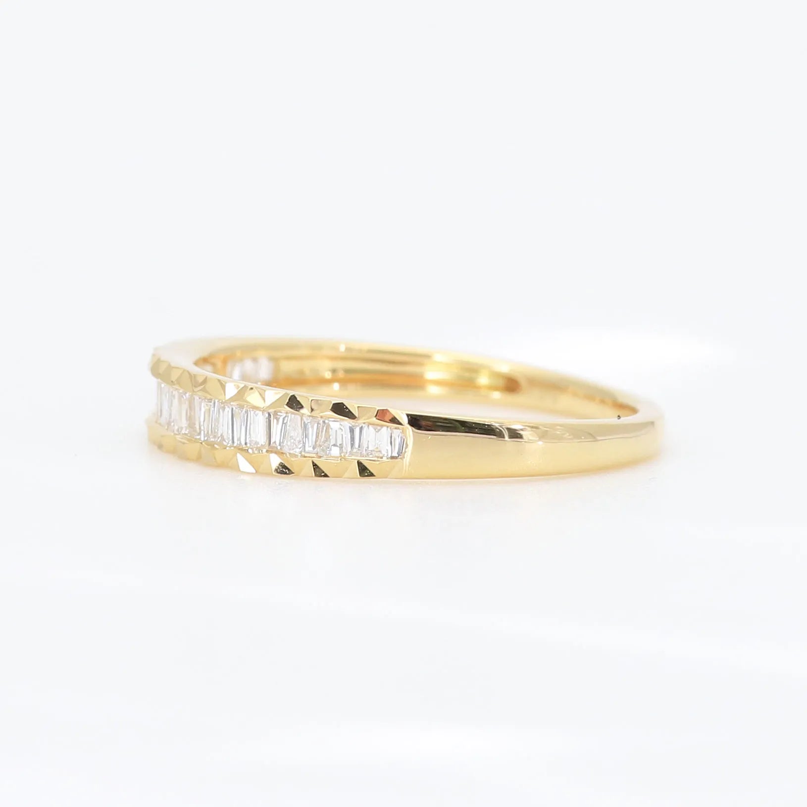 ダイヤモンド リング ハーフエタニティ 0.2ct 11号 K18イエローゴールド 0.2カラット エタニティリング 指輪 鑑別カード付き ダイヤモンド リング ハーフエタニティ 0.2ct 11号 プラチナ Pt900