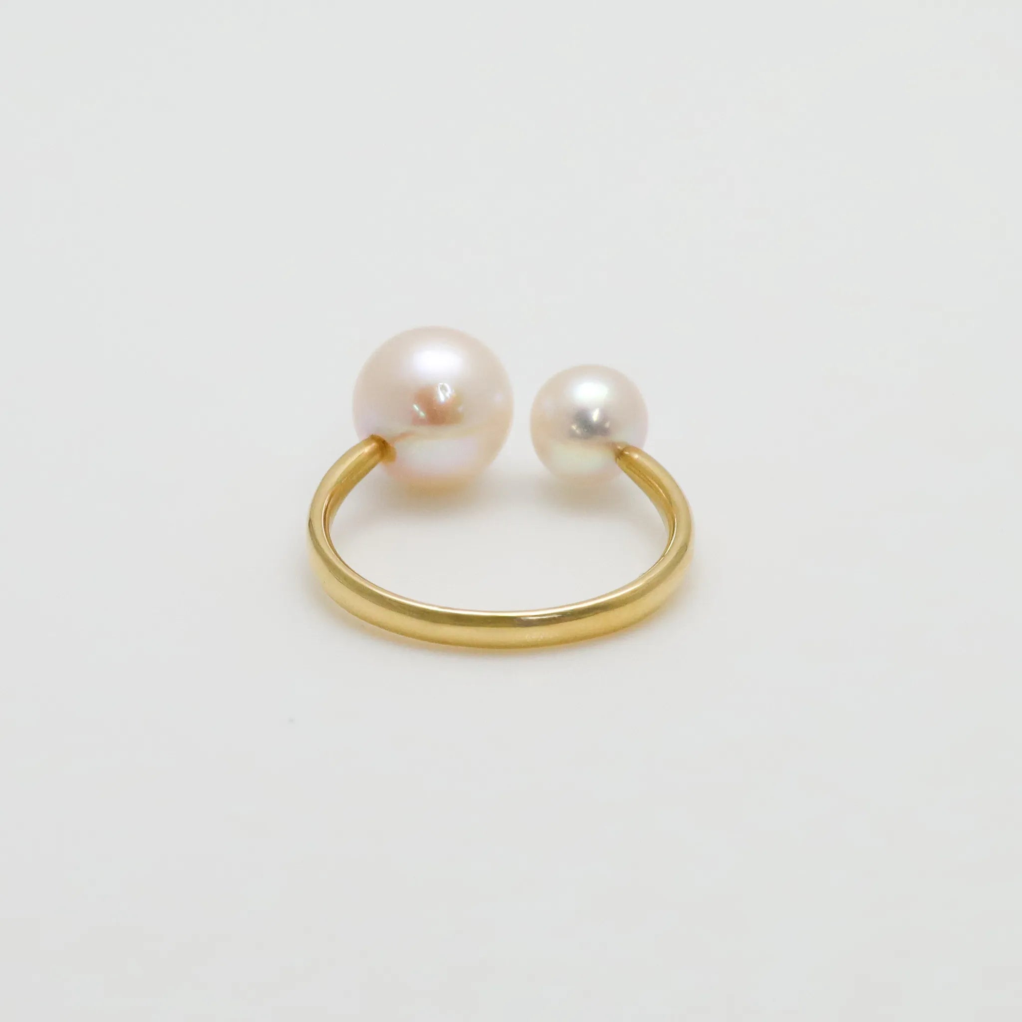 パール K18リング(アコヤ真珠/6.0mm/8.0mm/6月誕生石)《WRGQ2502》
