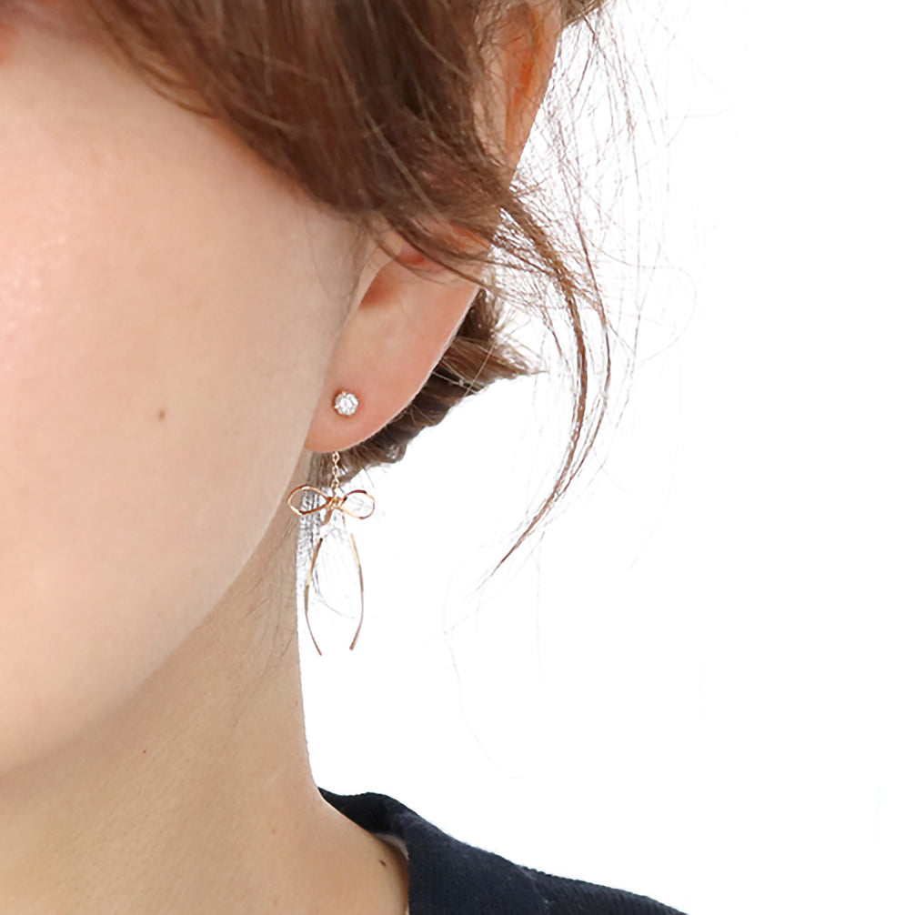 (A090306)K18 ピアス YG モチーフ 18金 アクセサリー ホースシュー 馬蹄 ピアス 18k K18YG 18金 イエロー ゴールド