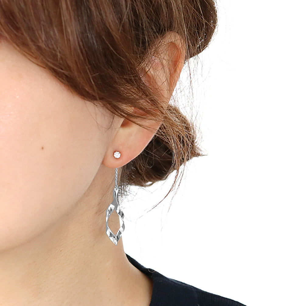 ピアス kco MIX CHAIN HOOP PIERCED EARRINGS(2JP0956)K10 ピアス｜スター