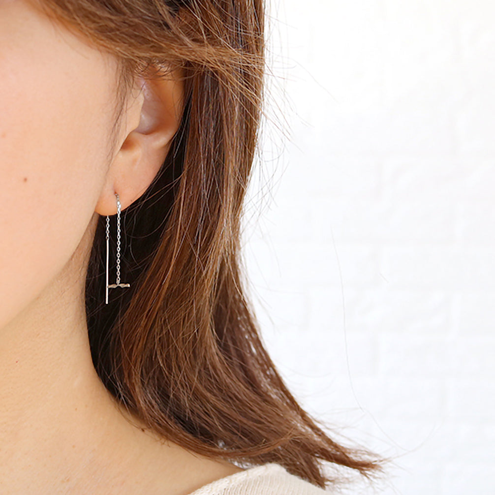 K14/K18ピアス《ZH10211-WG》