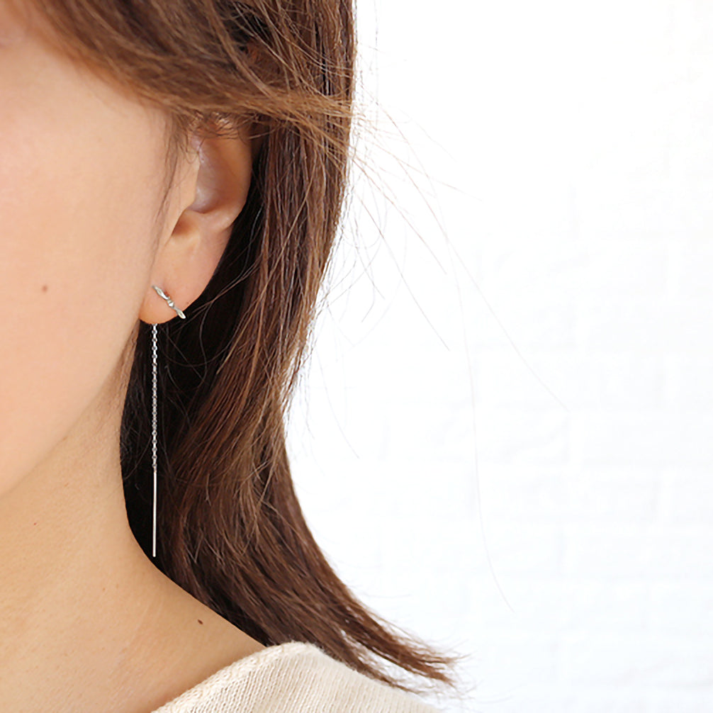 K14/K18ピアス《ZH10211-WG》
