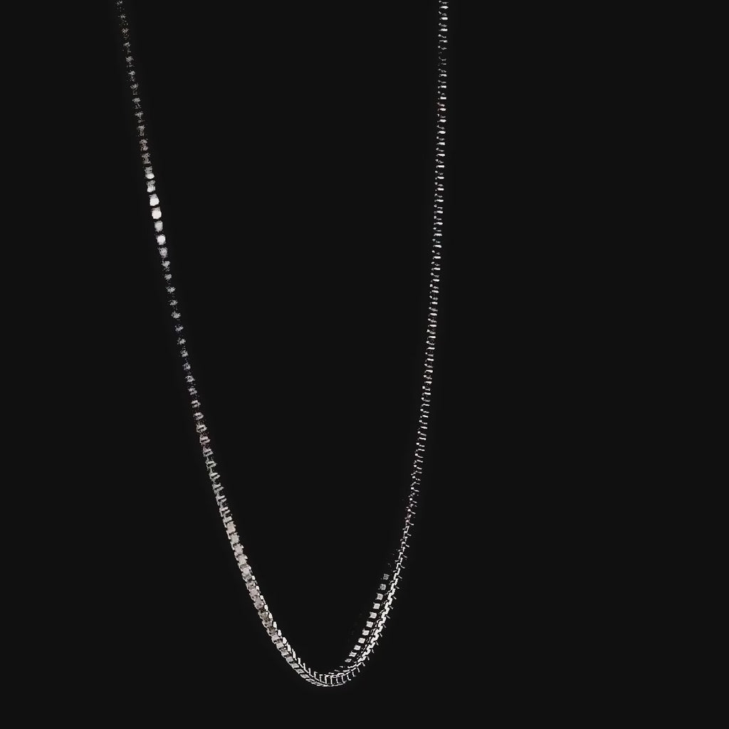 K18チェーン(ホワイトゴールド/ベネチアン/幅0.8mm/45cm/フリー
