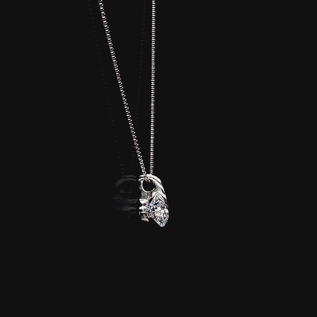 ダイヤモンド プラチナネックレス(0.5カラット/Dカラー/SI2UP/EX/一粒/4月誕生石/GIA鑑定書付き）《JPDD1979》