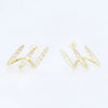 ダイヤモンド K18ピアス(計0.26ct/イエローゴールド/３連風)《WEPD4317》