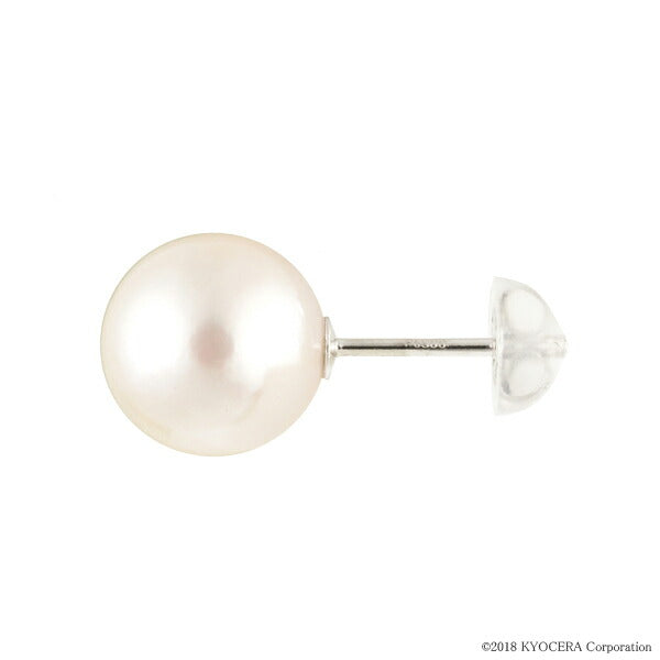 パール プラチナピアス(アコヤ真珠/9.0mm～9.5mm/スタッド/6月誕生石)《WEPQ3103》